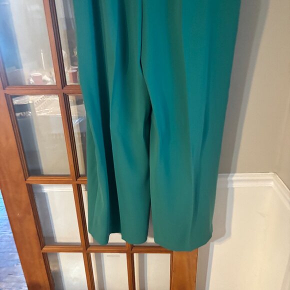 Mango Women Green wide leg trousers SZ: 14 - Picture 3 of 14